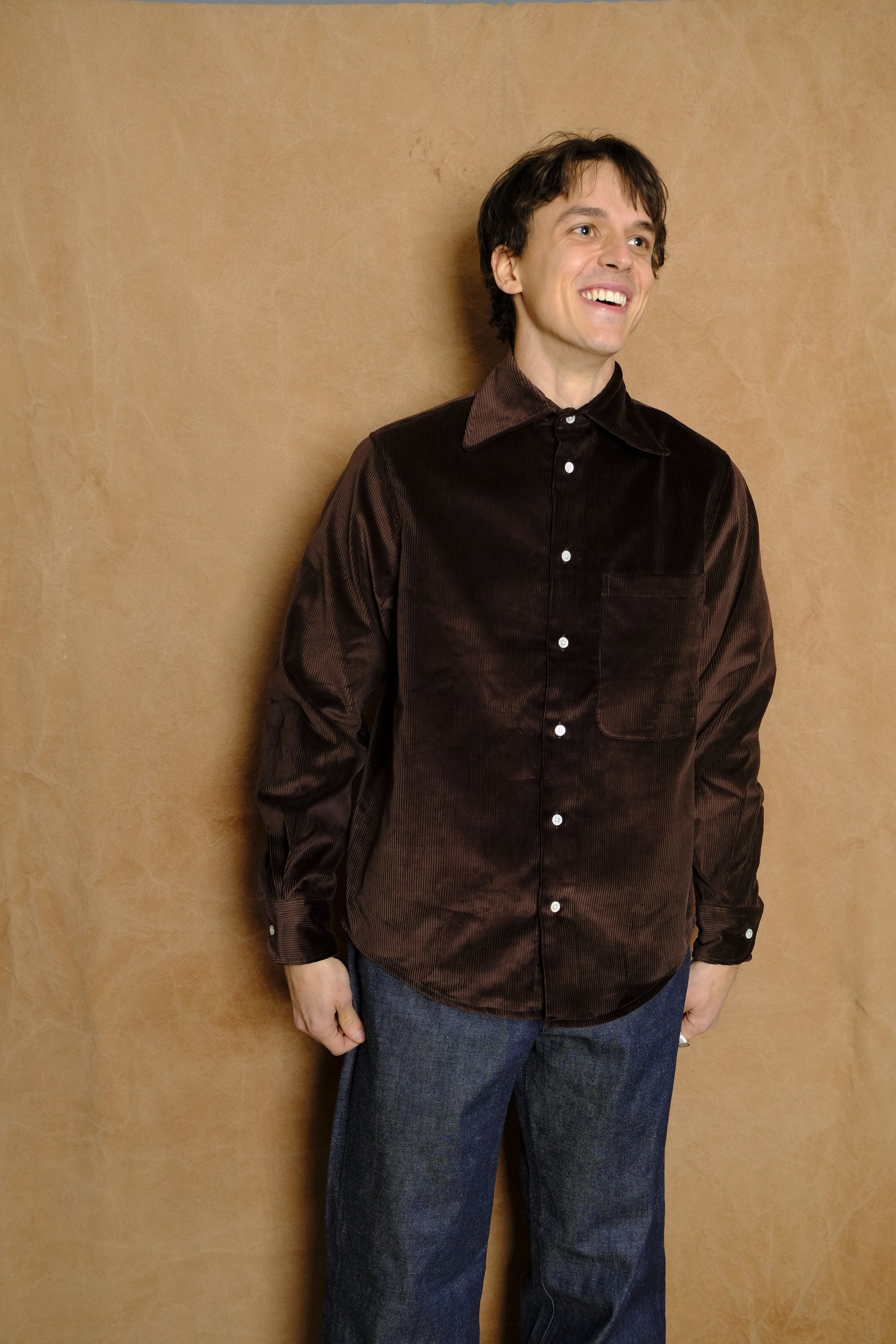 Ranger Shirt in Chocolate Corduroy