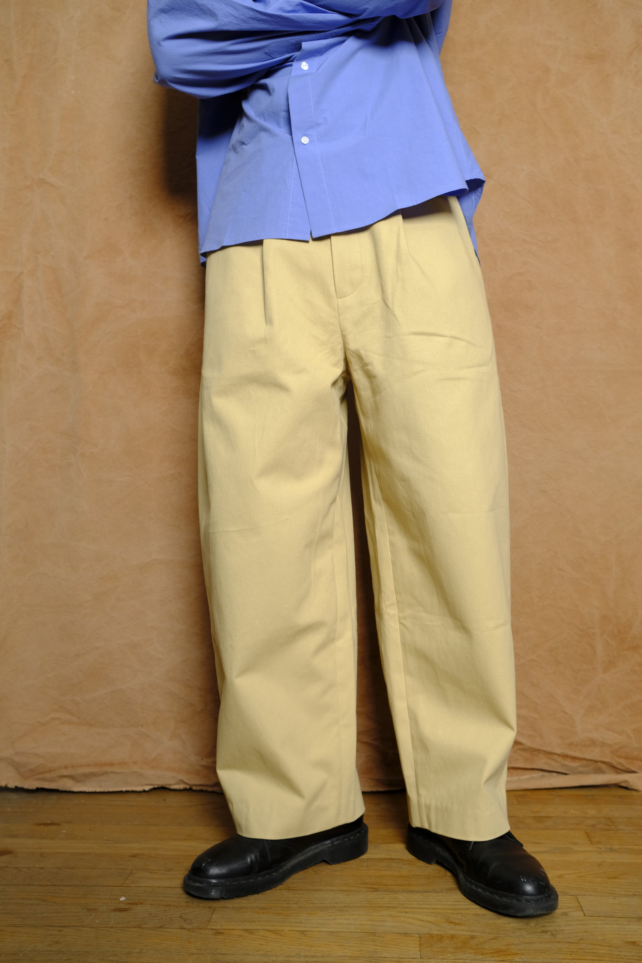 cotton chino trouser in tan