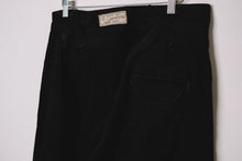 double pleat trouser in pima cotton corduroy