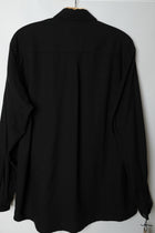 left hand oxford shirt in raw silk