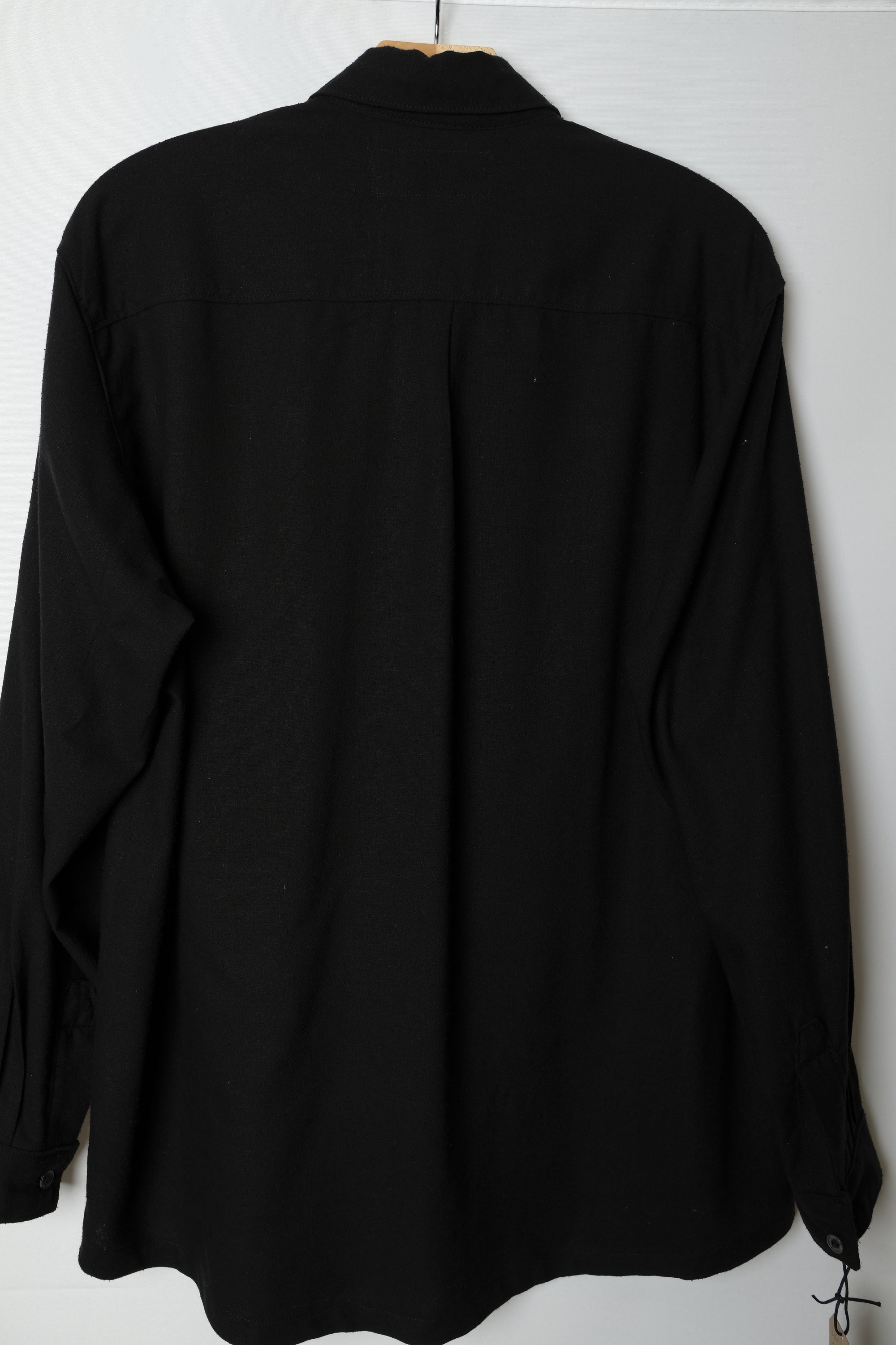 left hand oxford shirt in raw silk