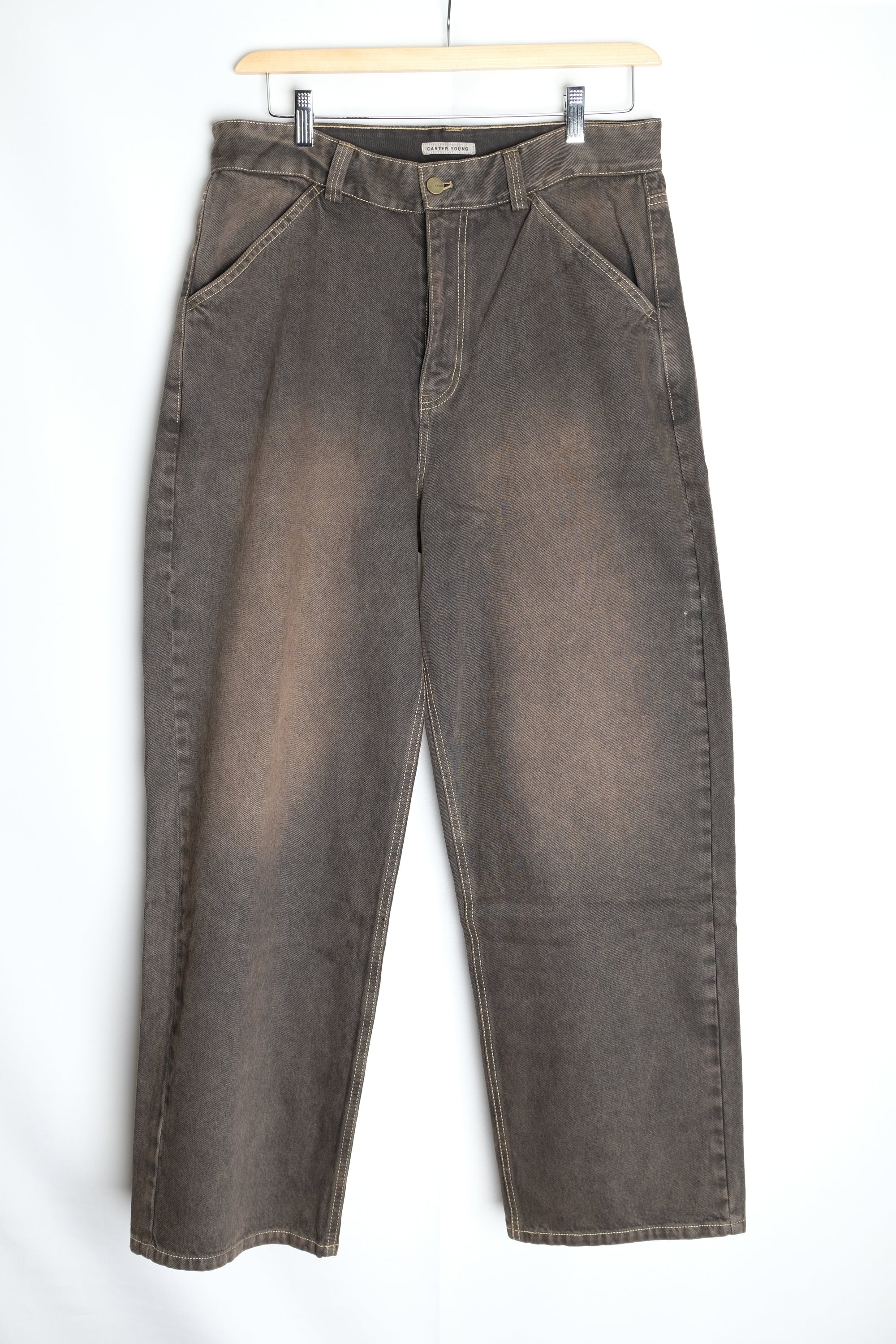 big ben jean in brown overdye