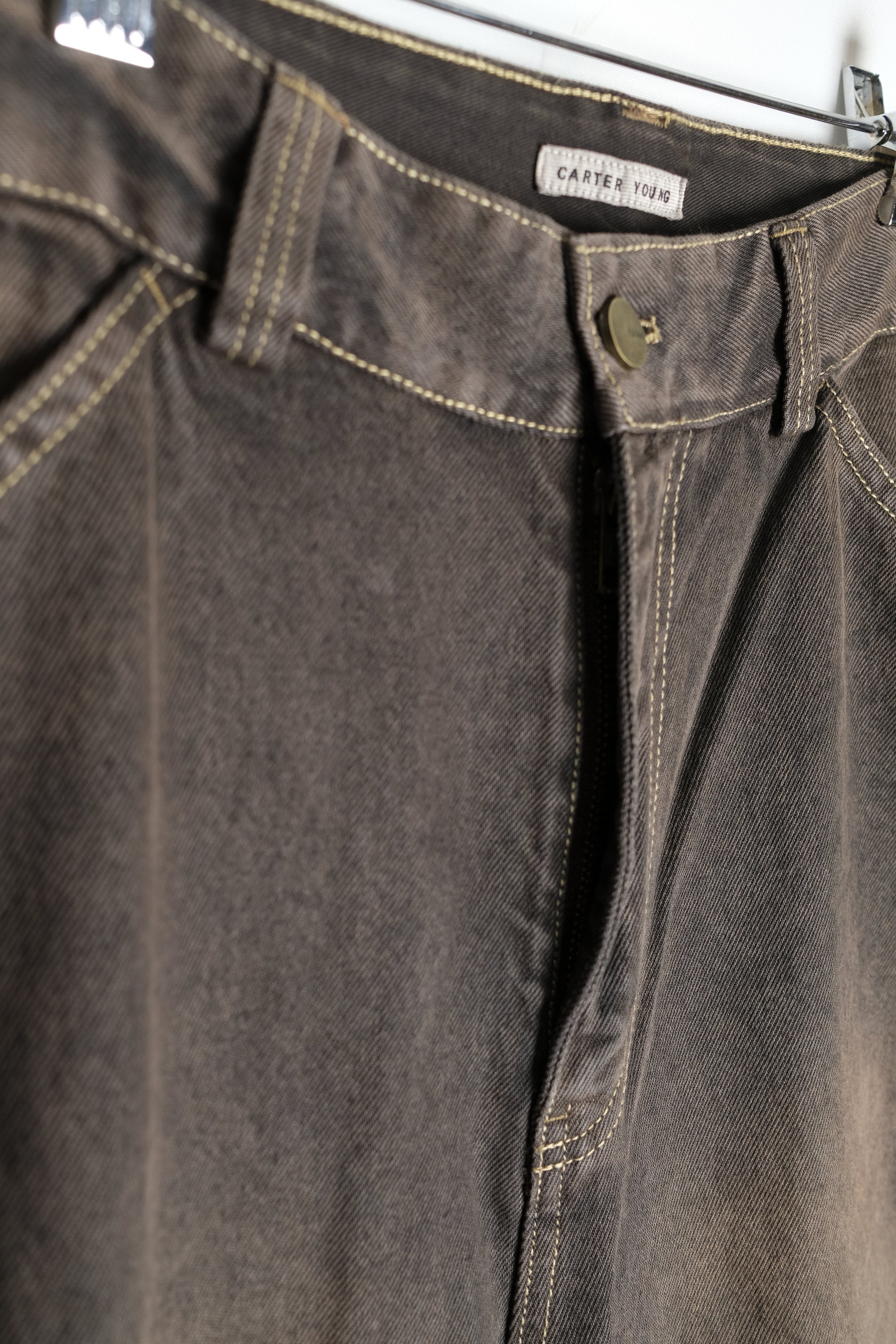 big ben jean in brown overdye