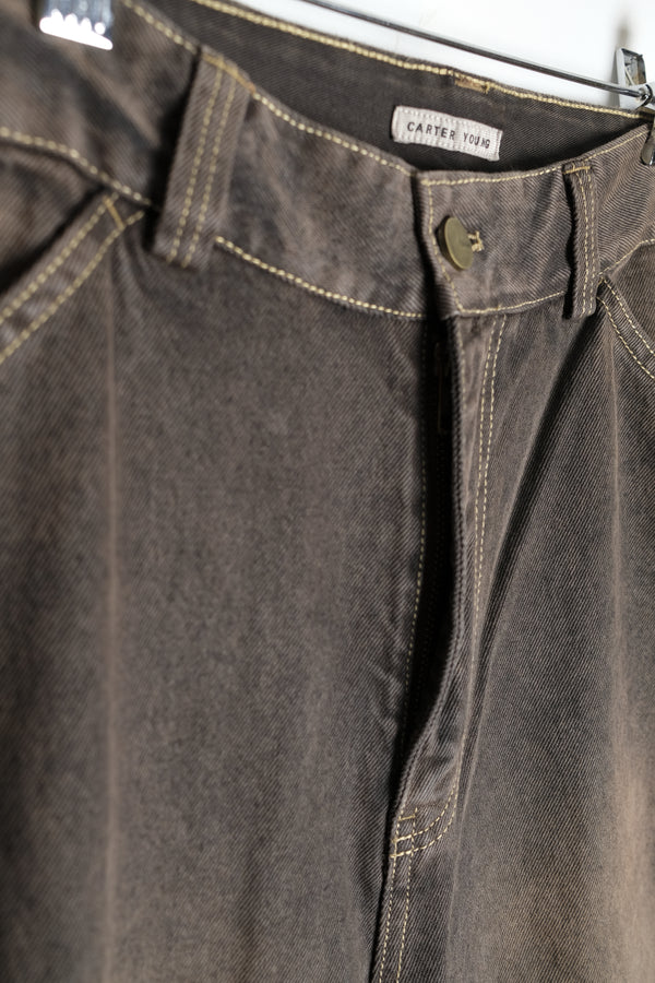 big ben jean in brown overdye