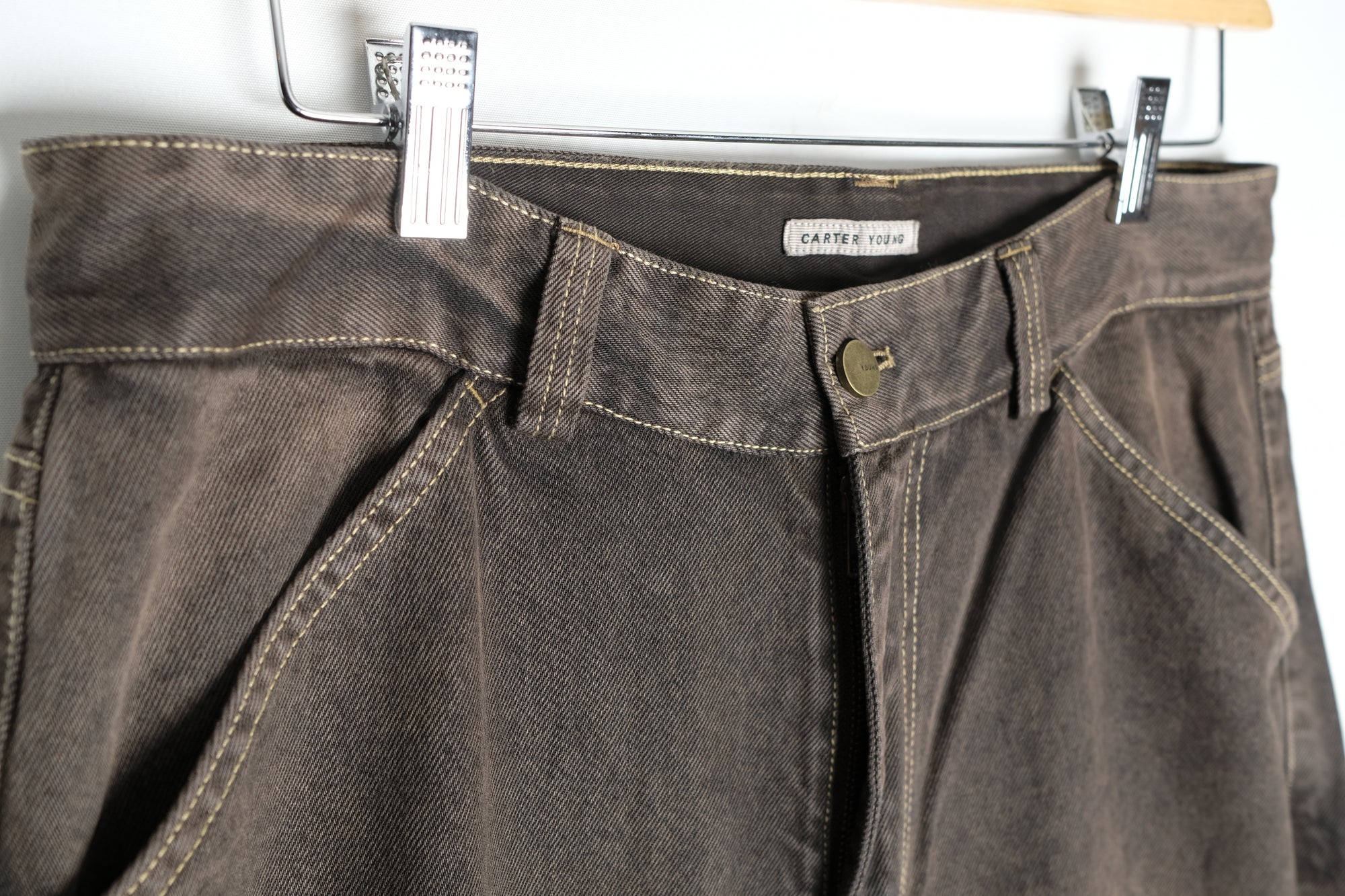big ben jean in brown overdye