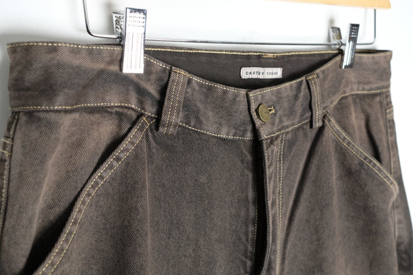 big ben jean in brown overdye