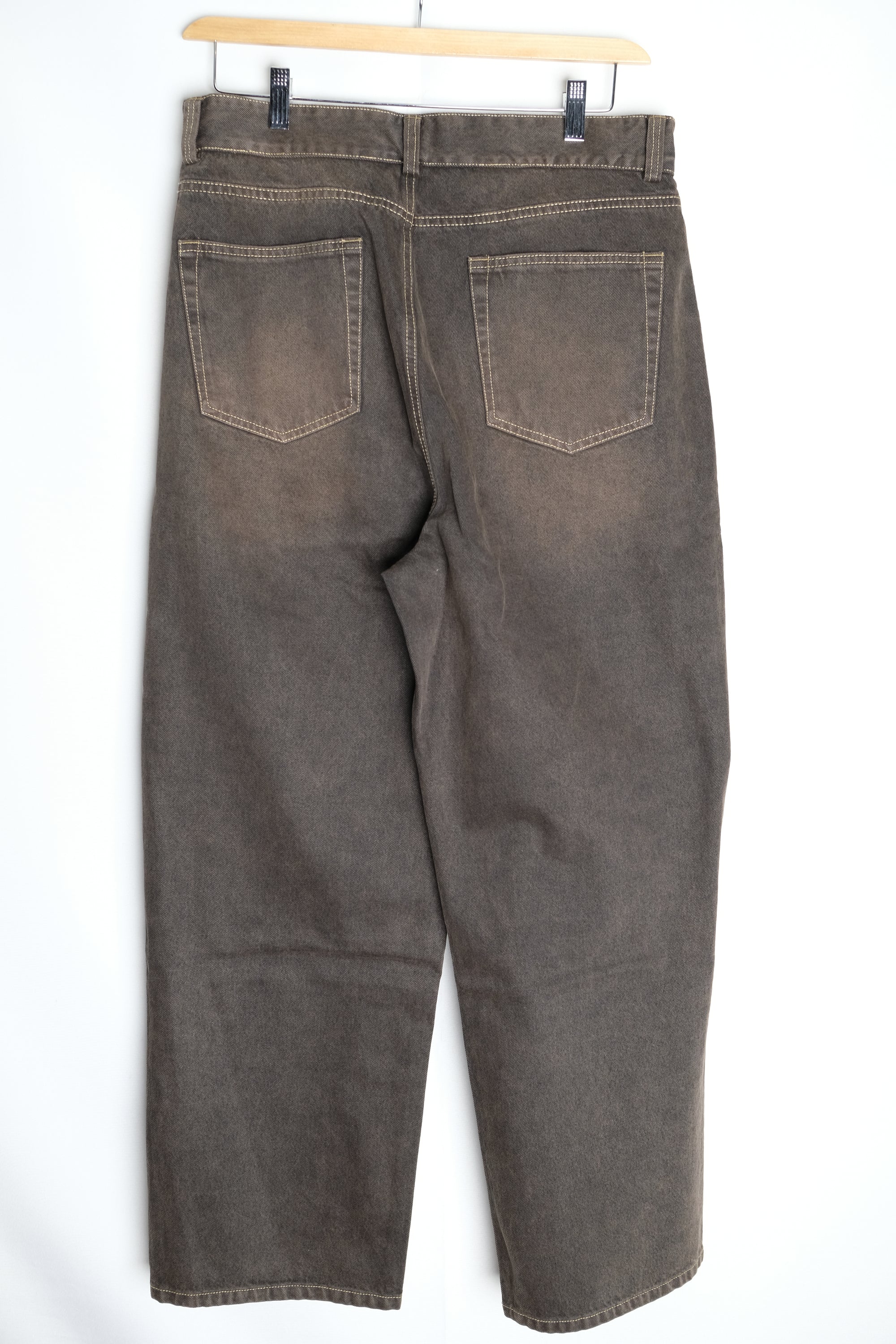 big ben jean in brown overdye
