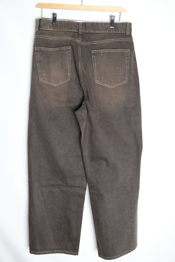 big ben jean in brown overdye