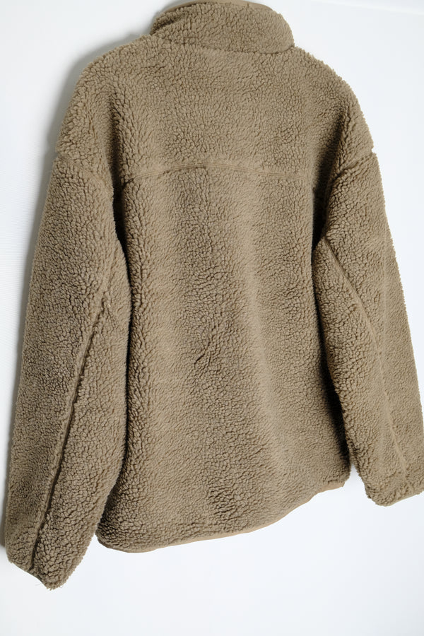 bigfoot fleece in plum brown