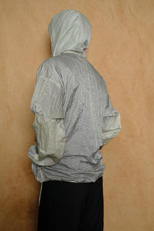 mountain jacket b in sage laminated nylon ripstop