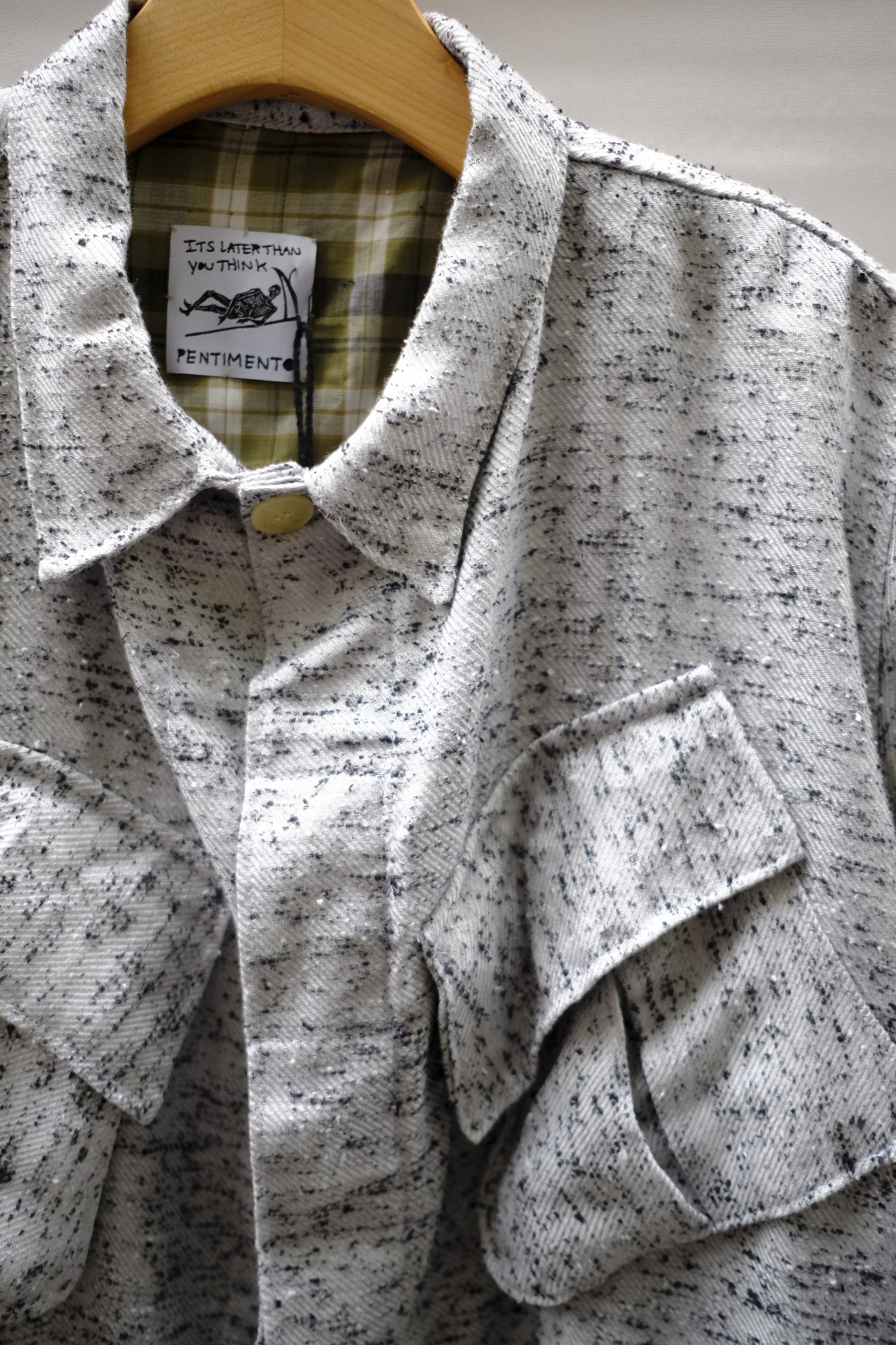 raw silk jungle shirt