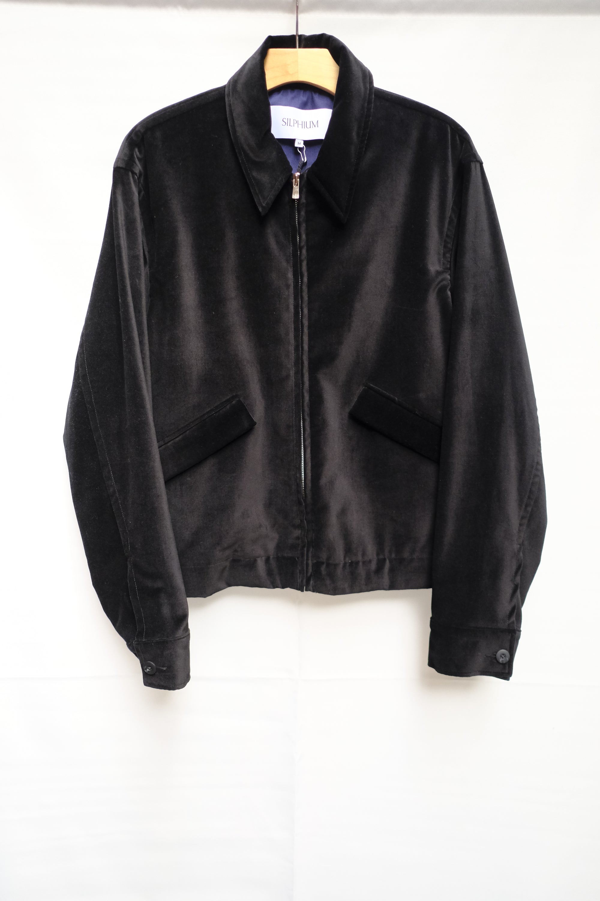 the blouson jacket in velvet