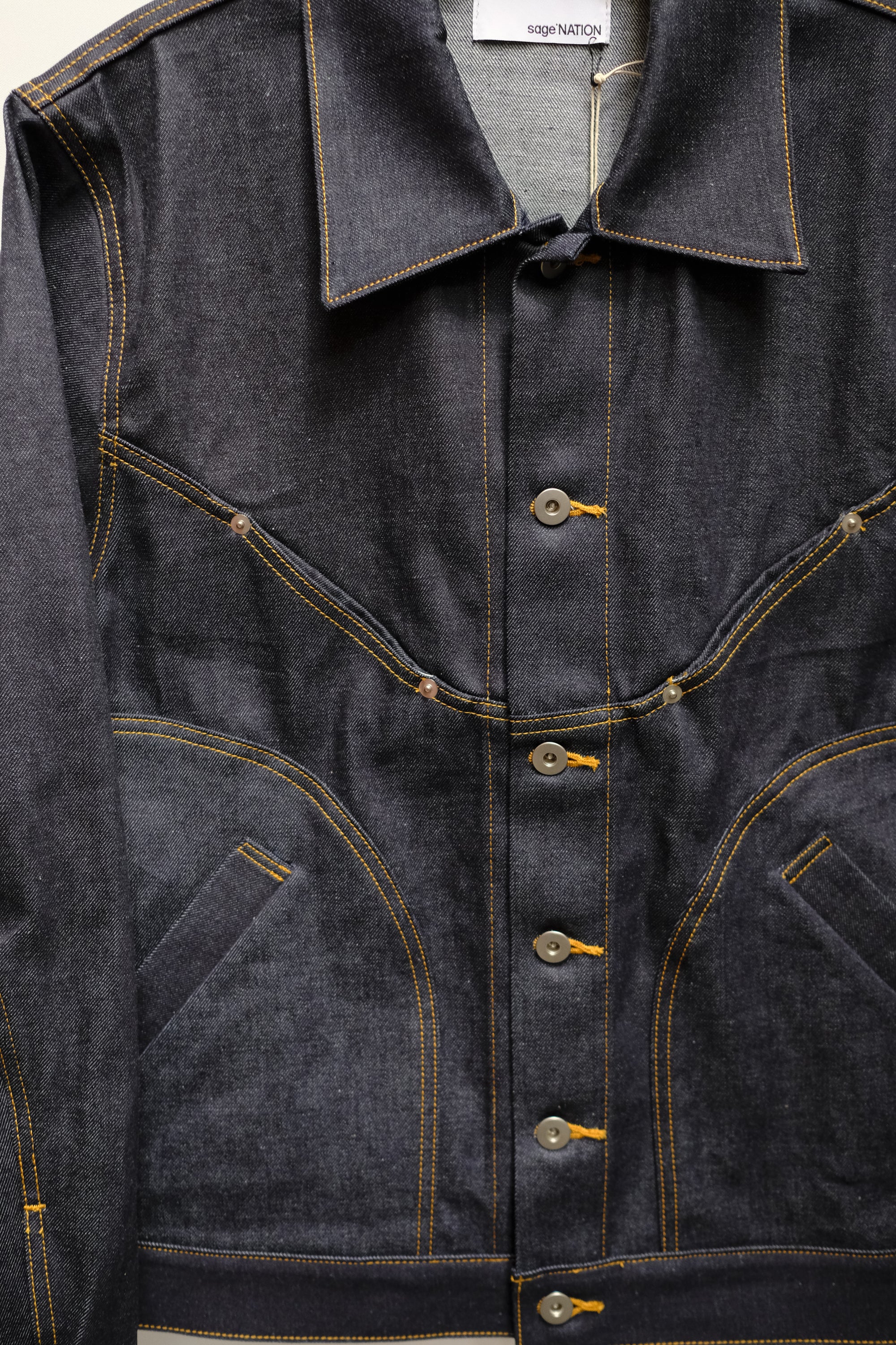 raw denim jiji jacket