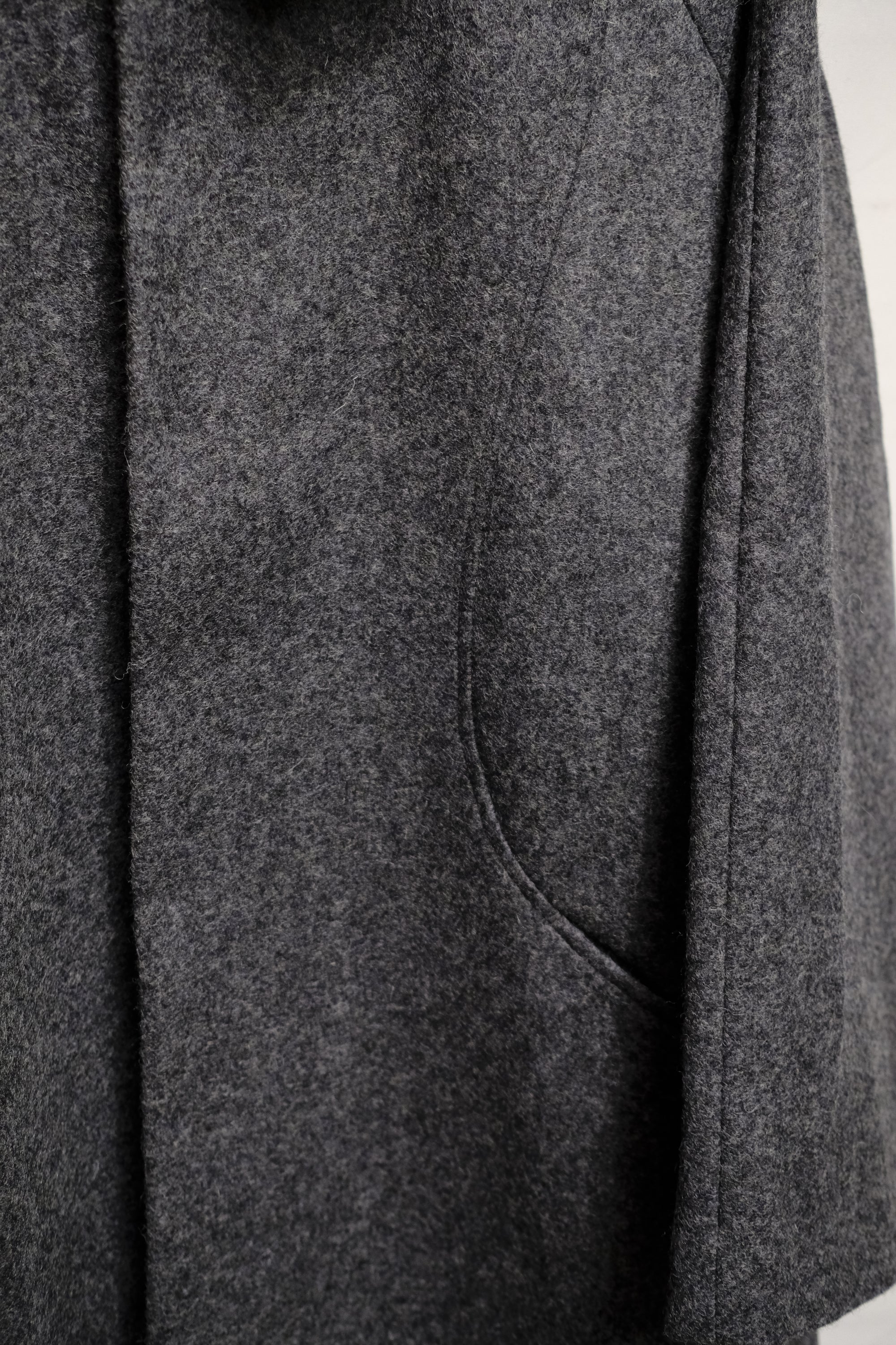 takeshi coat in charcoal