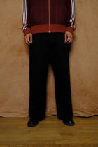knitted track jacket in wine red