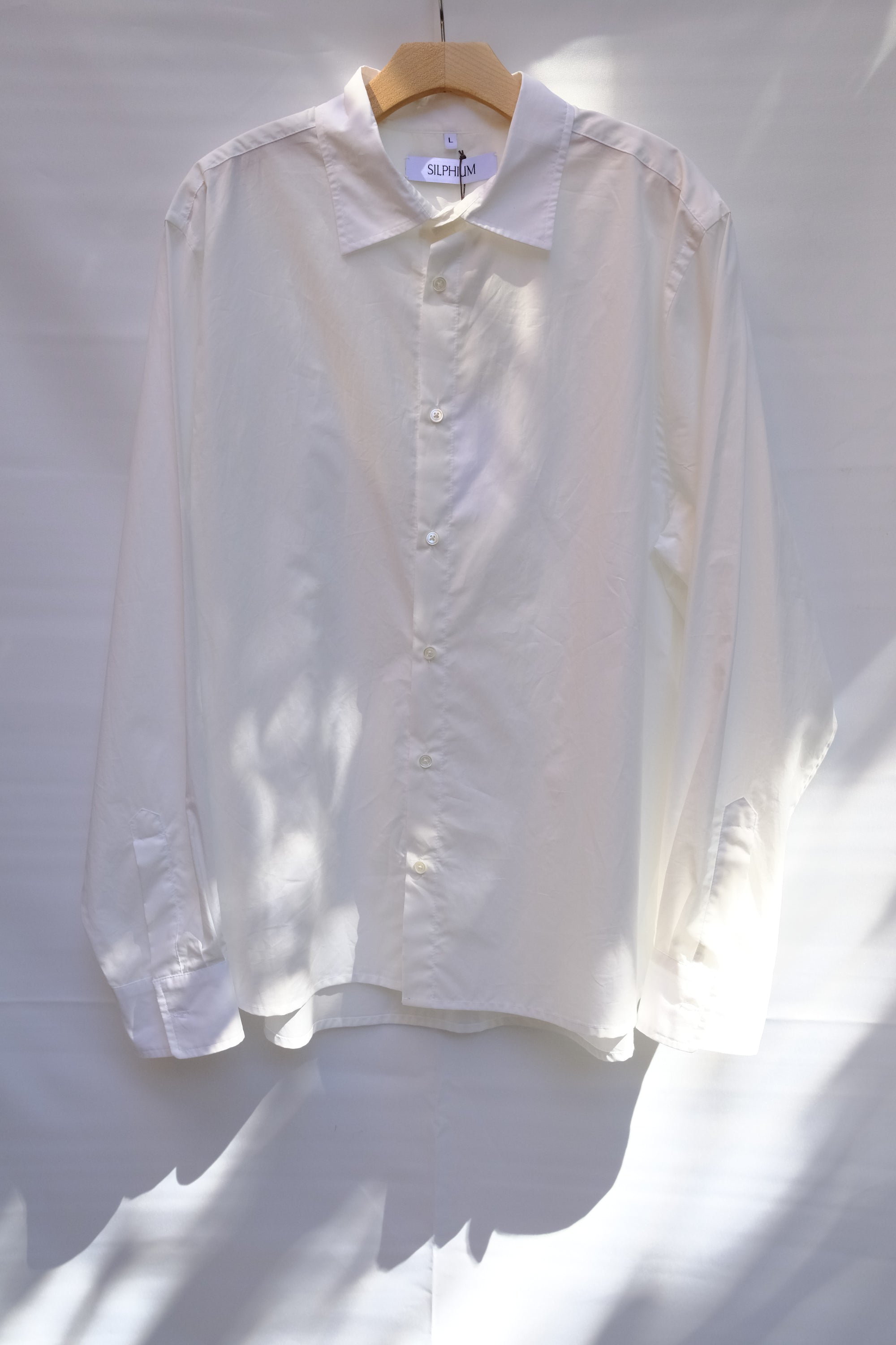 the beck shirt in white cotton