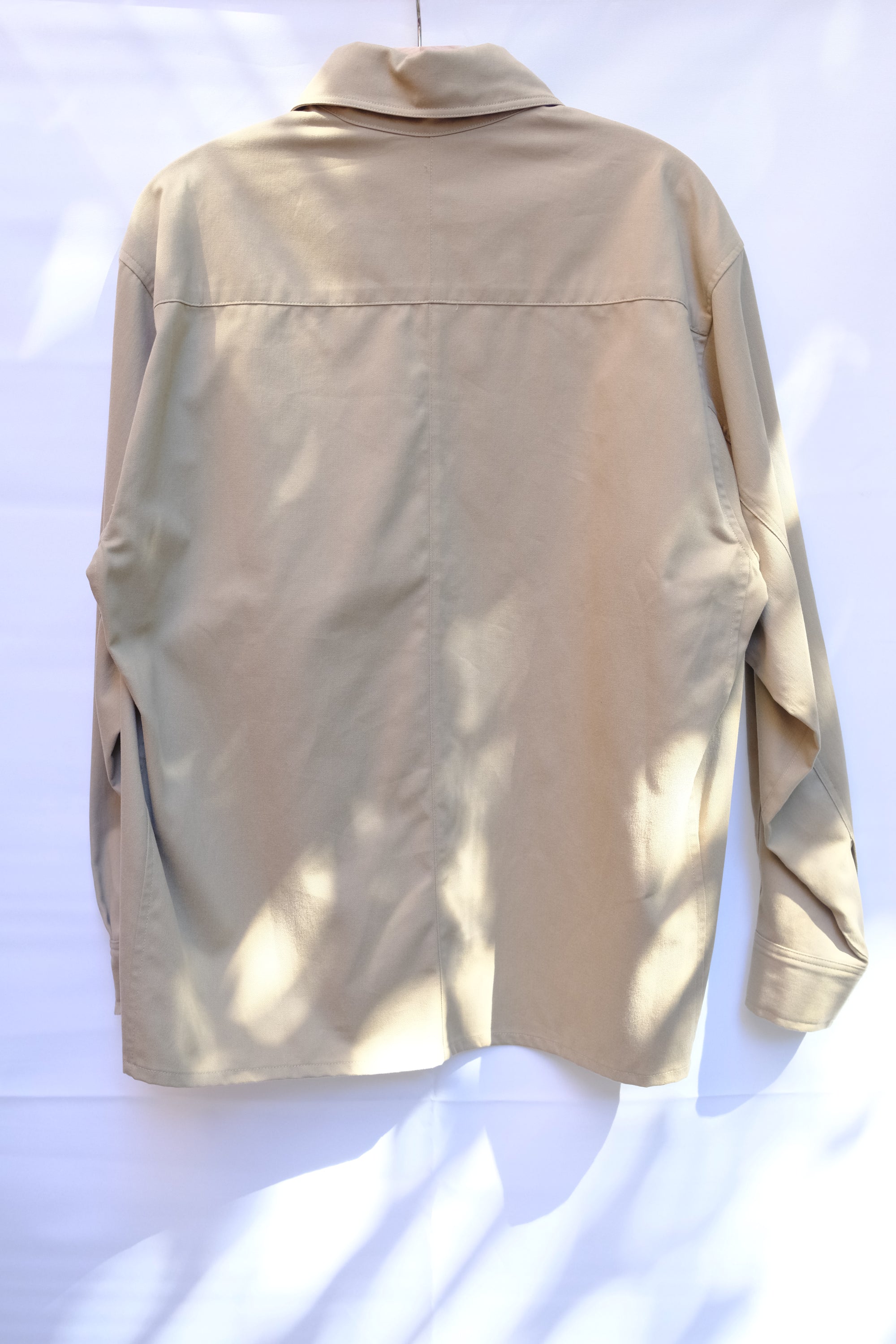 peached twill overshirt