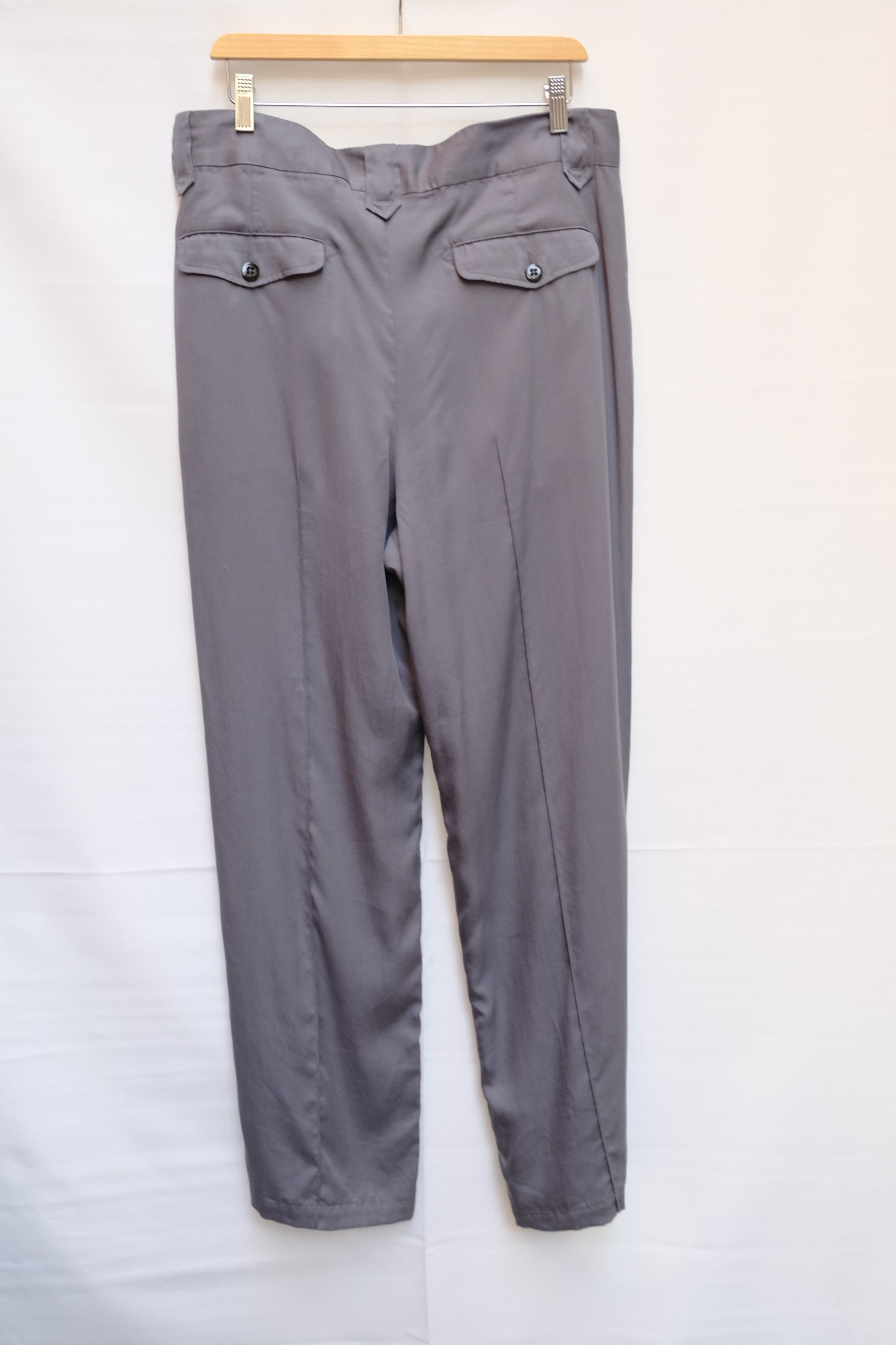 western pants in tencel charcoal