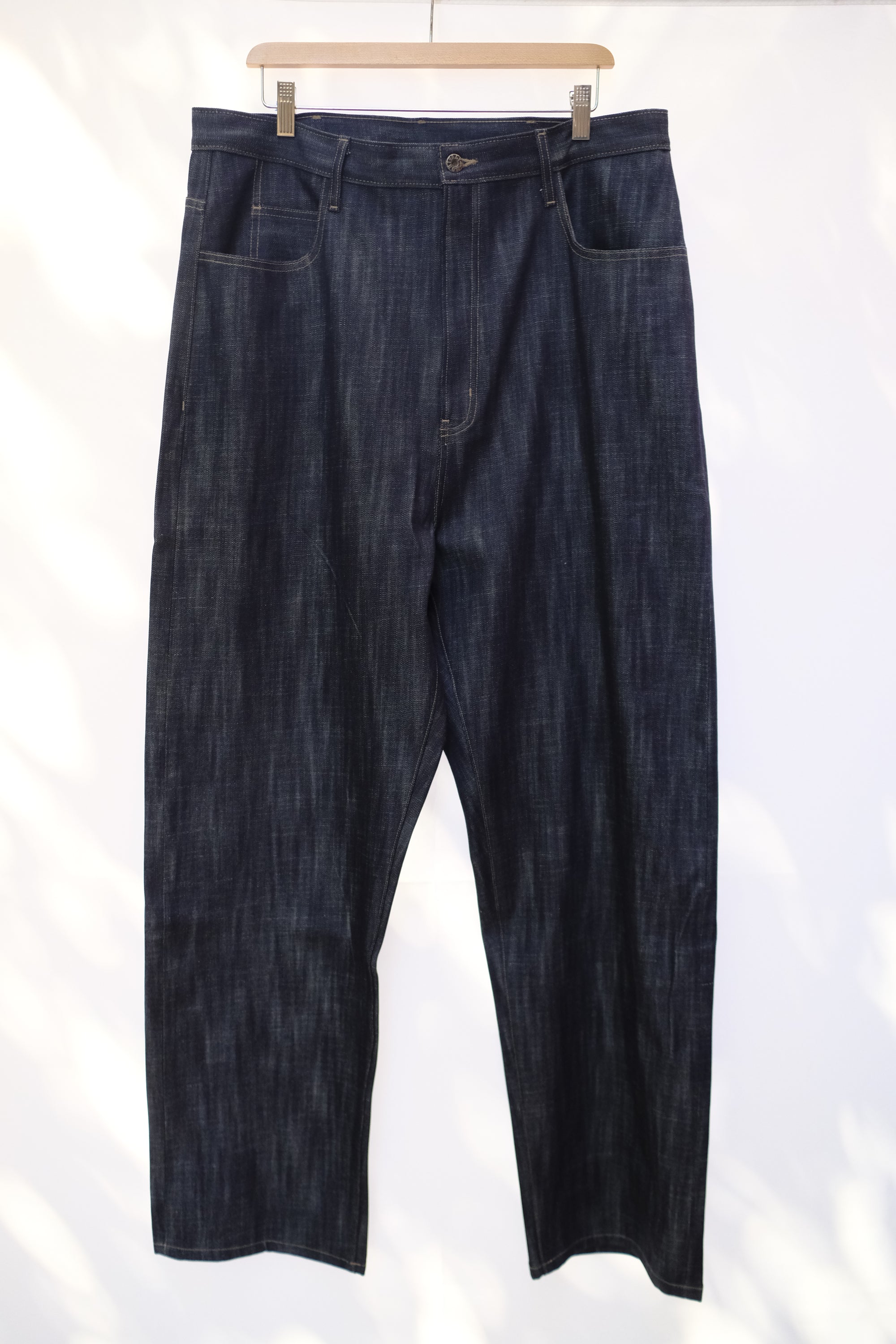 5 pocket selvage denim trousers