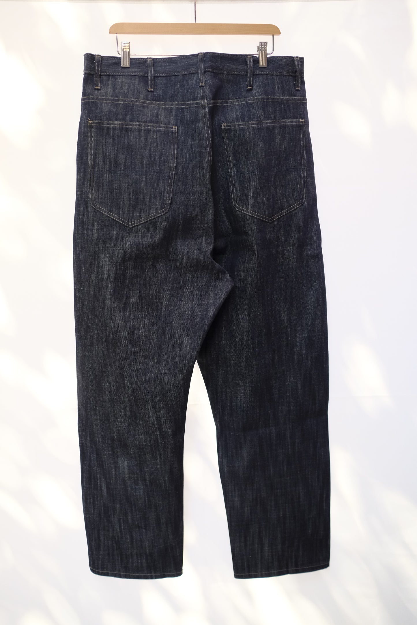 5 pocket selvage denim trousers