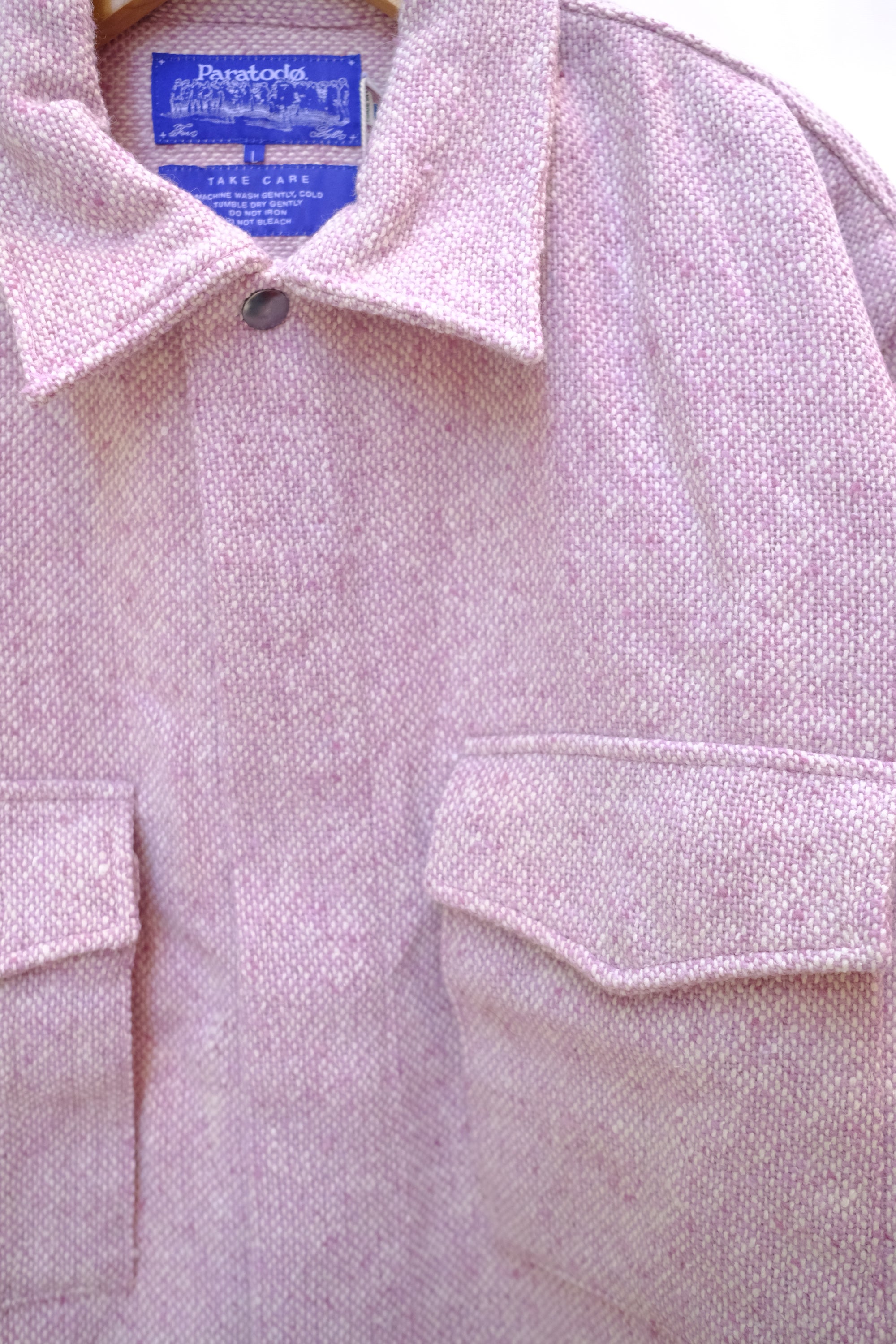 london '68 jacket in bubblegum tweed