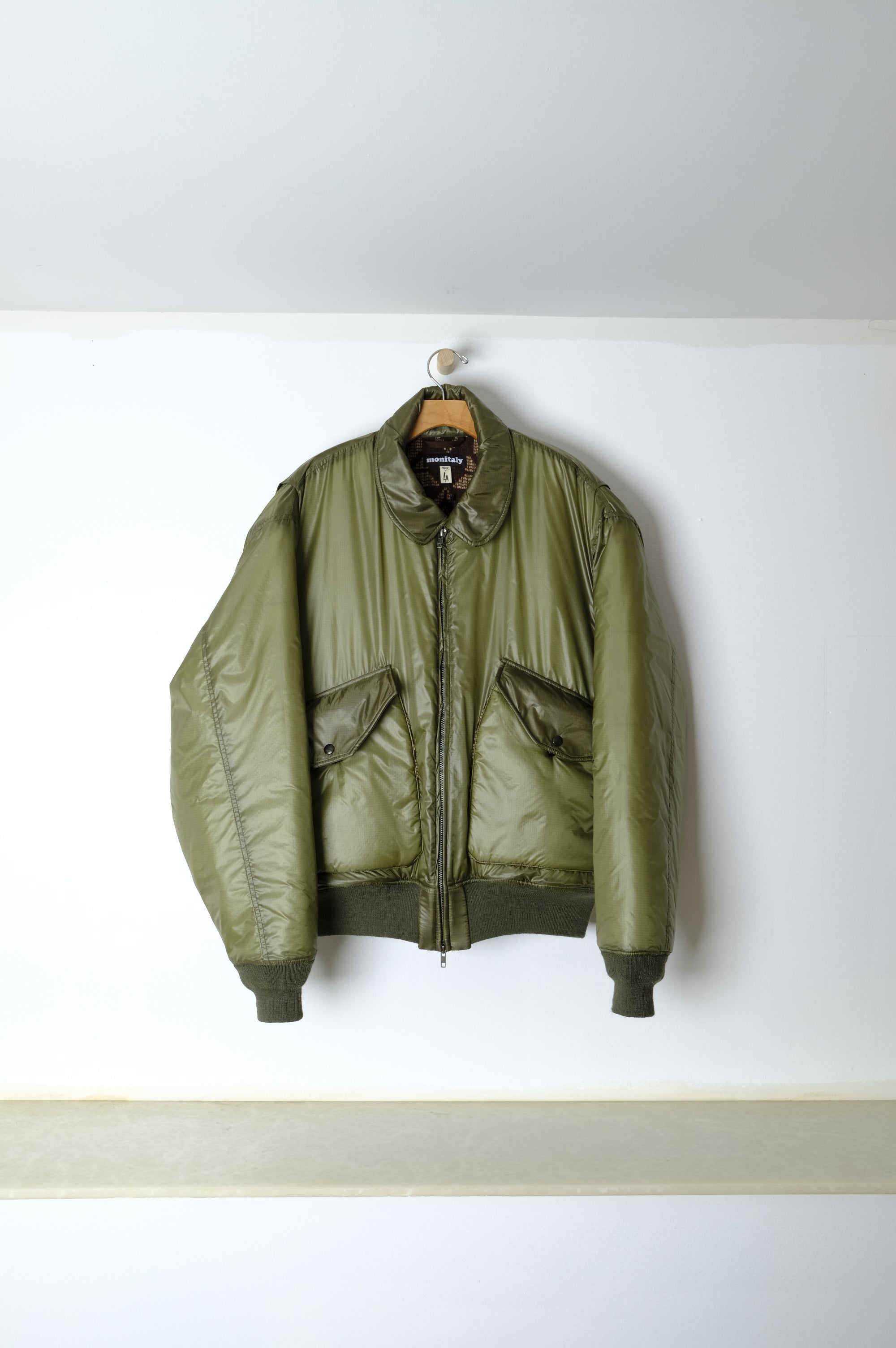 nylon vintage parachute jacket
