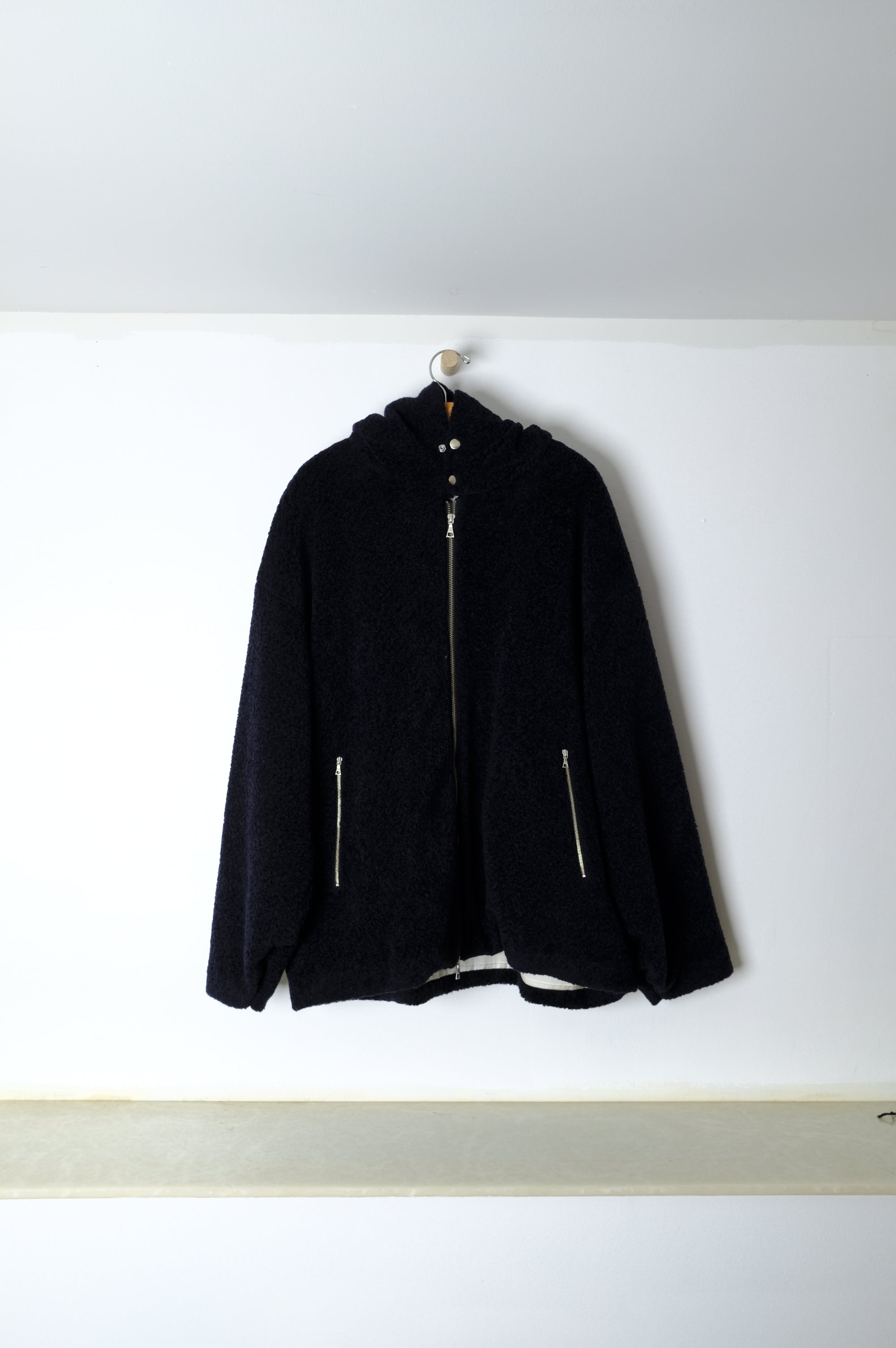 rayon lined navy blouson