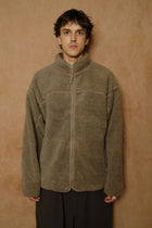 bigfoot fleece in plum brown