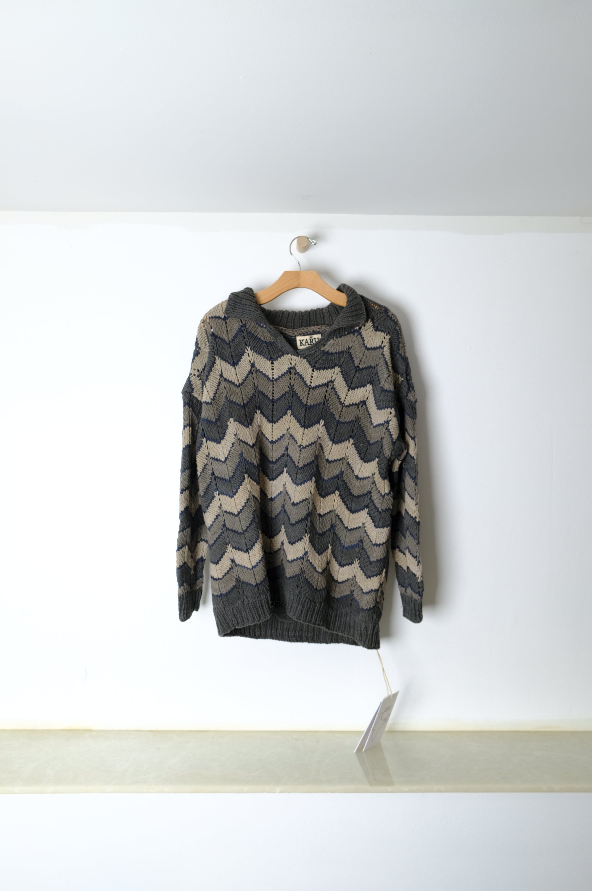 chevron rugby knit