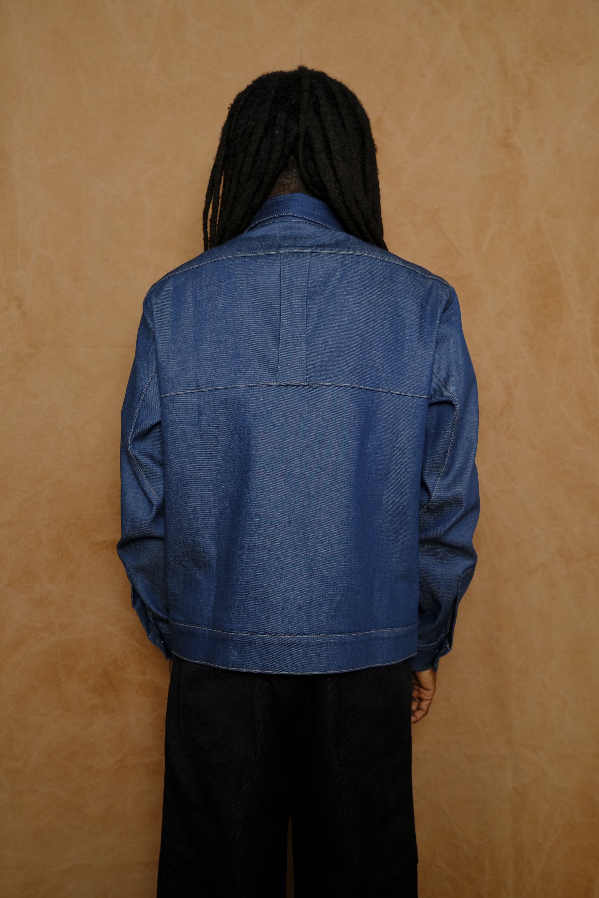 '75 london overshirt in turkish blue denim