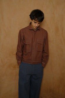 '75 london overshirt in stonewash denim