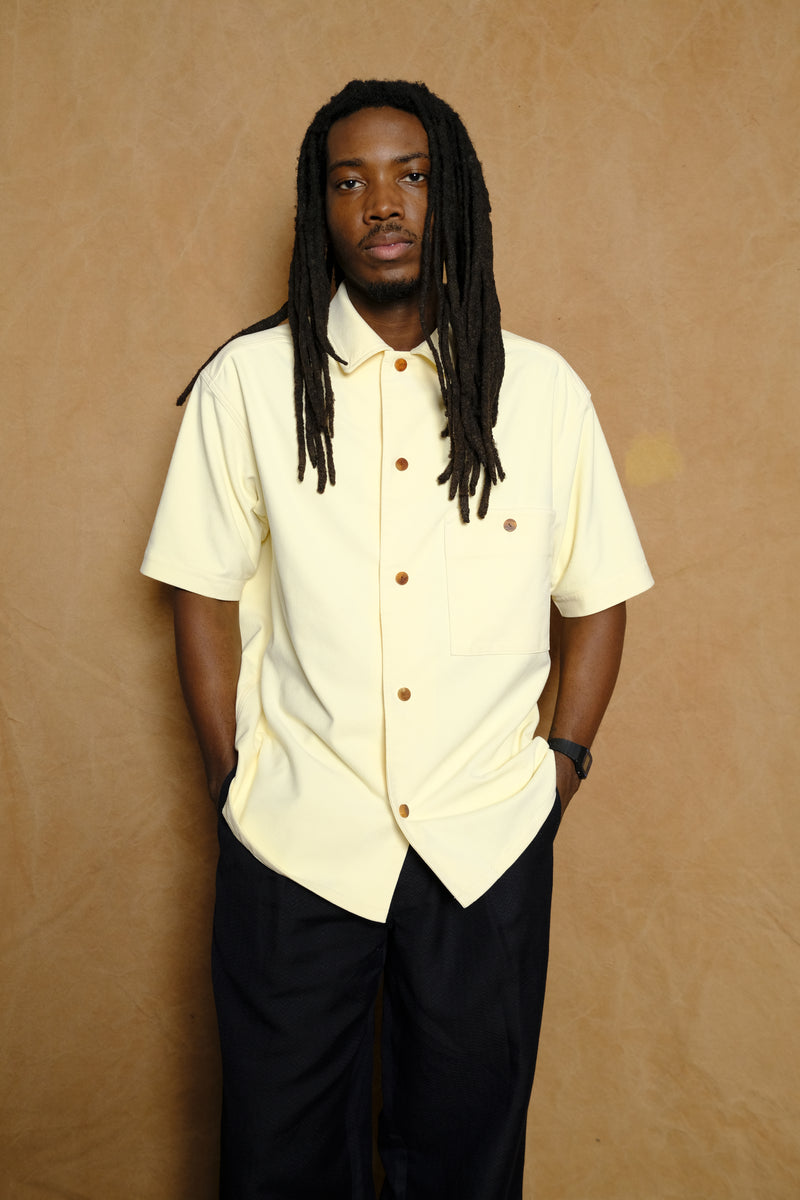 ultra suede french short sleeve shirt