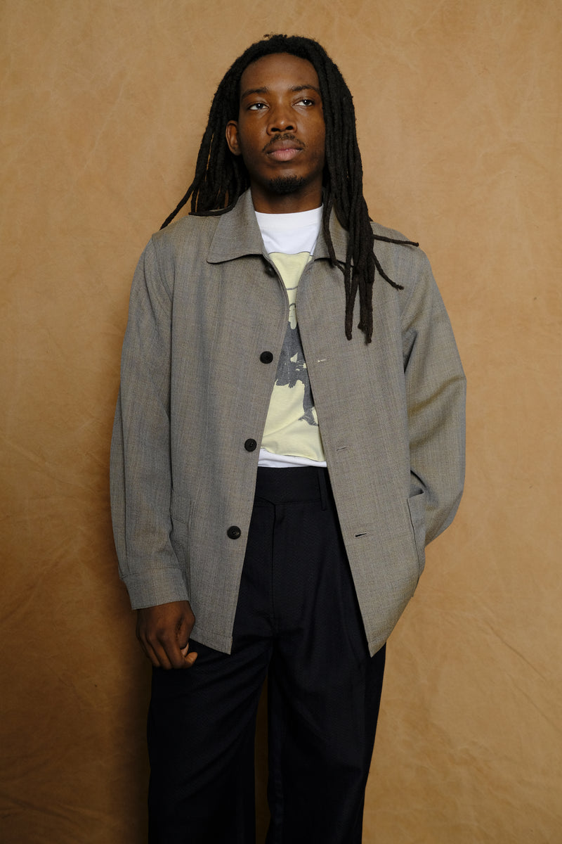 light weight wool chore coat