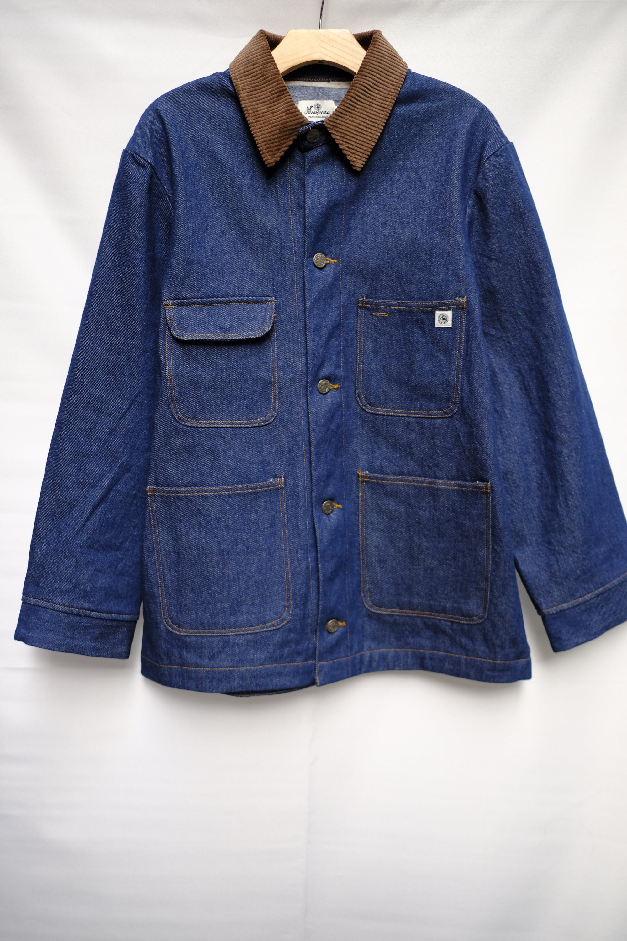 the redding coat in indigo