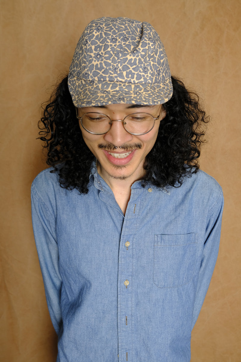 lo-fi runner cap in handblock floral