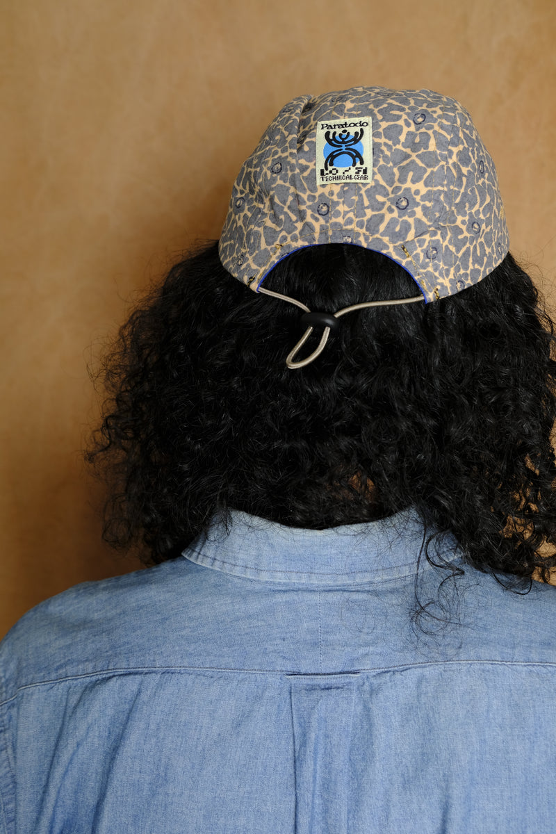 lo-fi runner cap in handblock floral