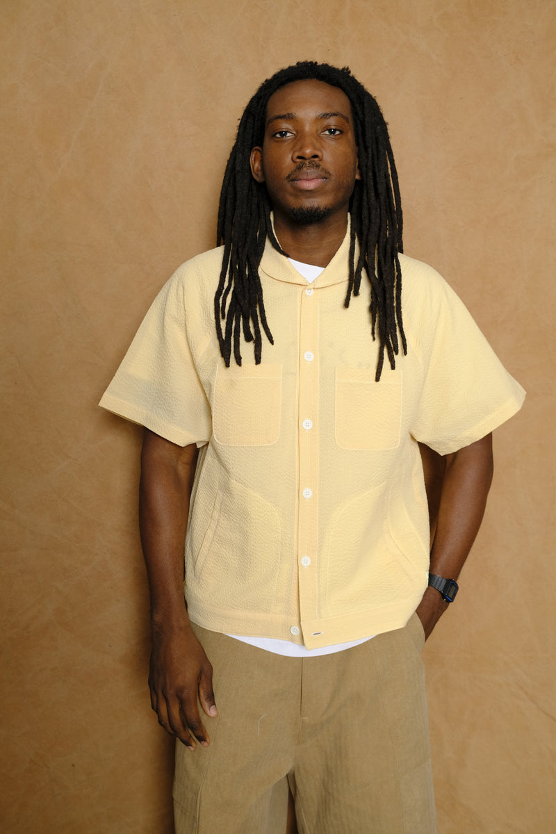 millie shirt in daisy seersucker