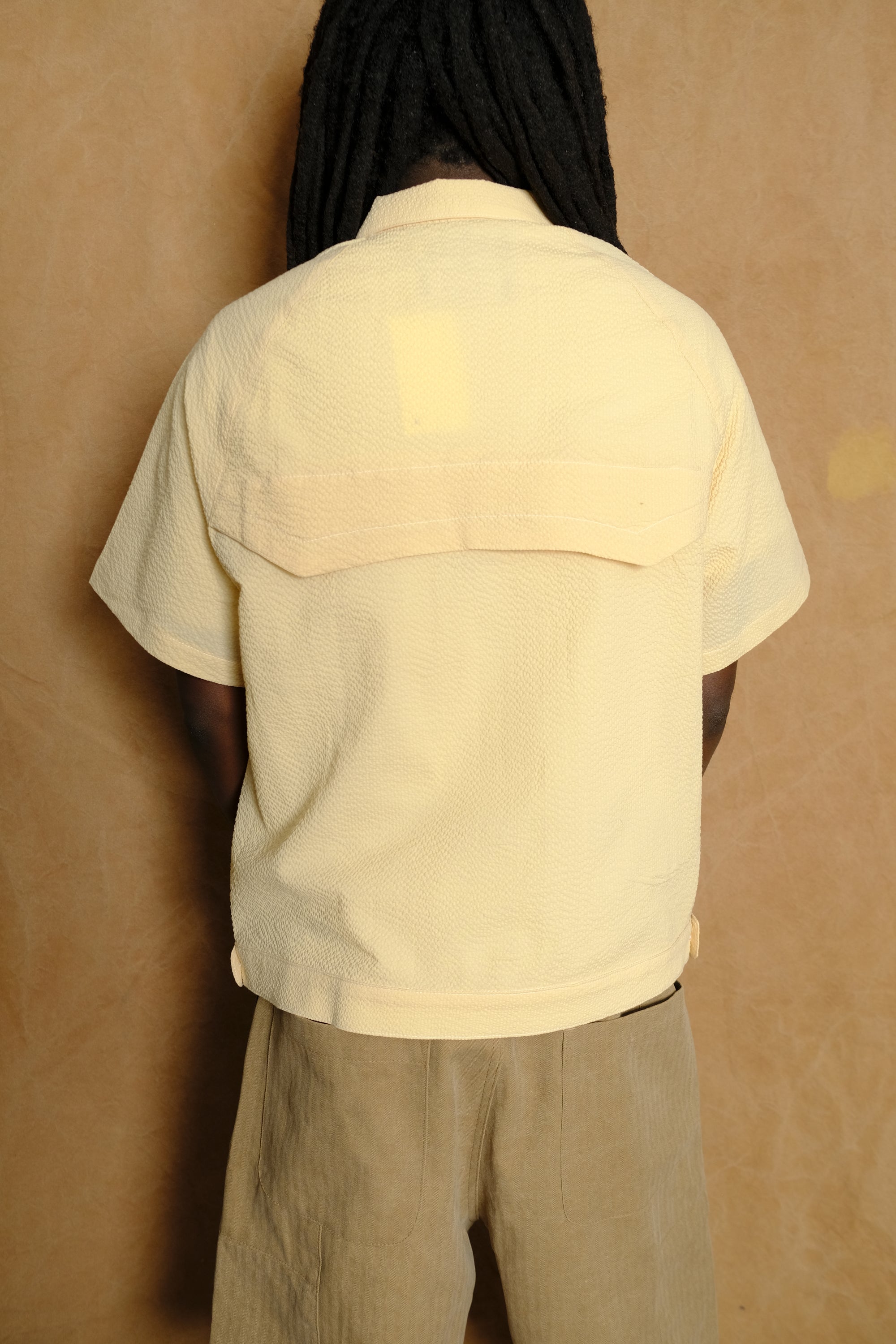 millie shirt in daisy seersucker