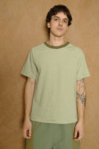 lo-fi tee in hunter stripe