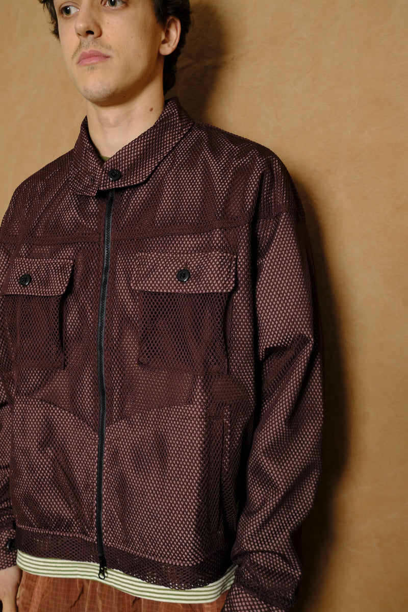 archetype jacket in night/oak mesh