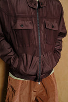 archetype jacket in night/oak mesh