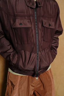 archetype jacket in night/oak mesh