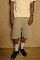 tae short in herringbone
