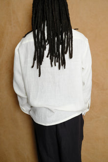 one pocket shirt in white
