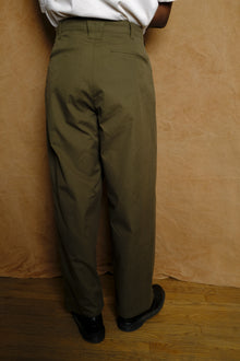 ekusy pant in vancloth oxford olive