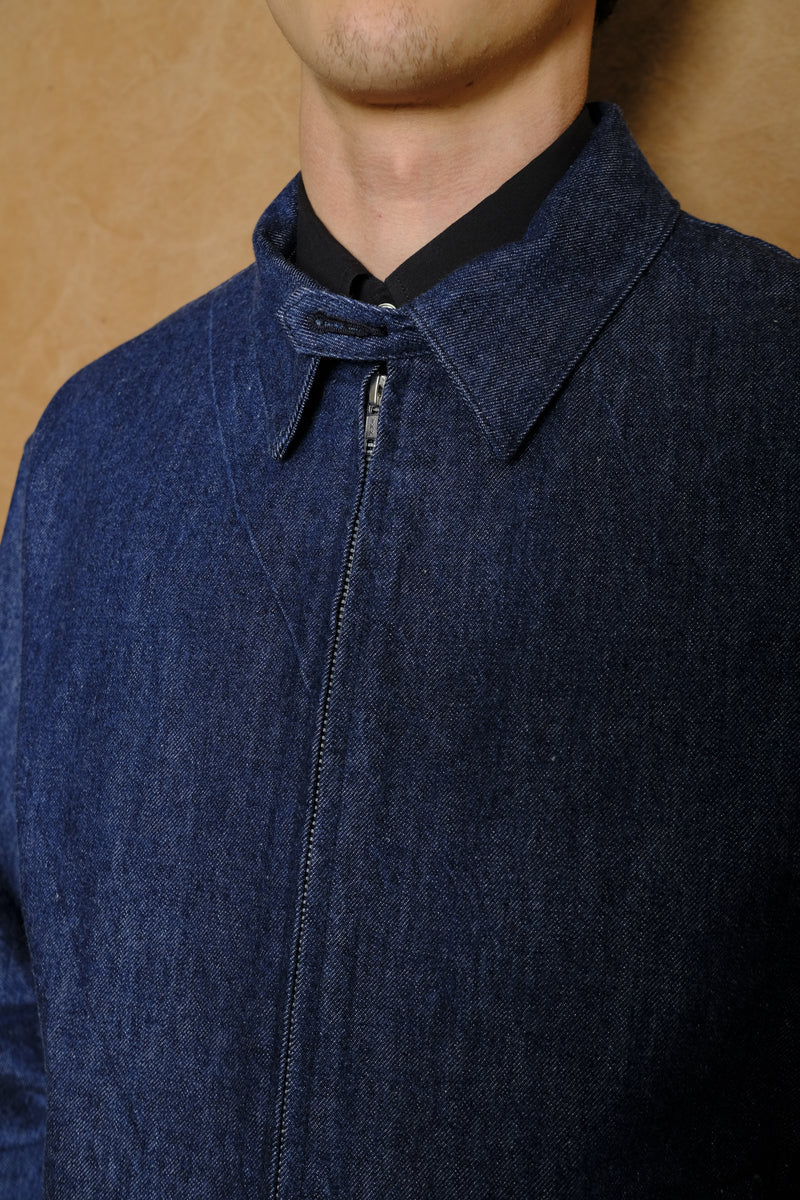 13oz organic cotton denim bz in navy