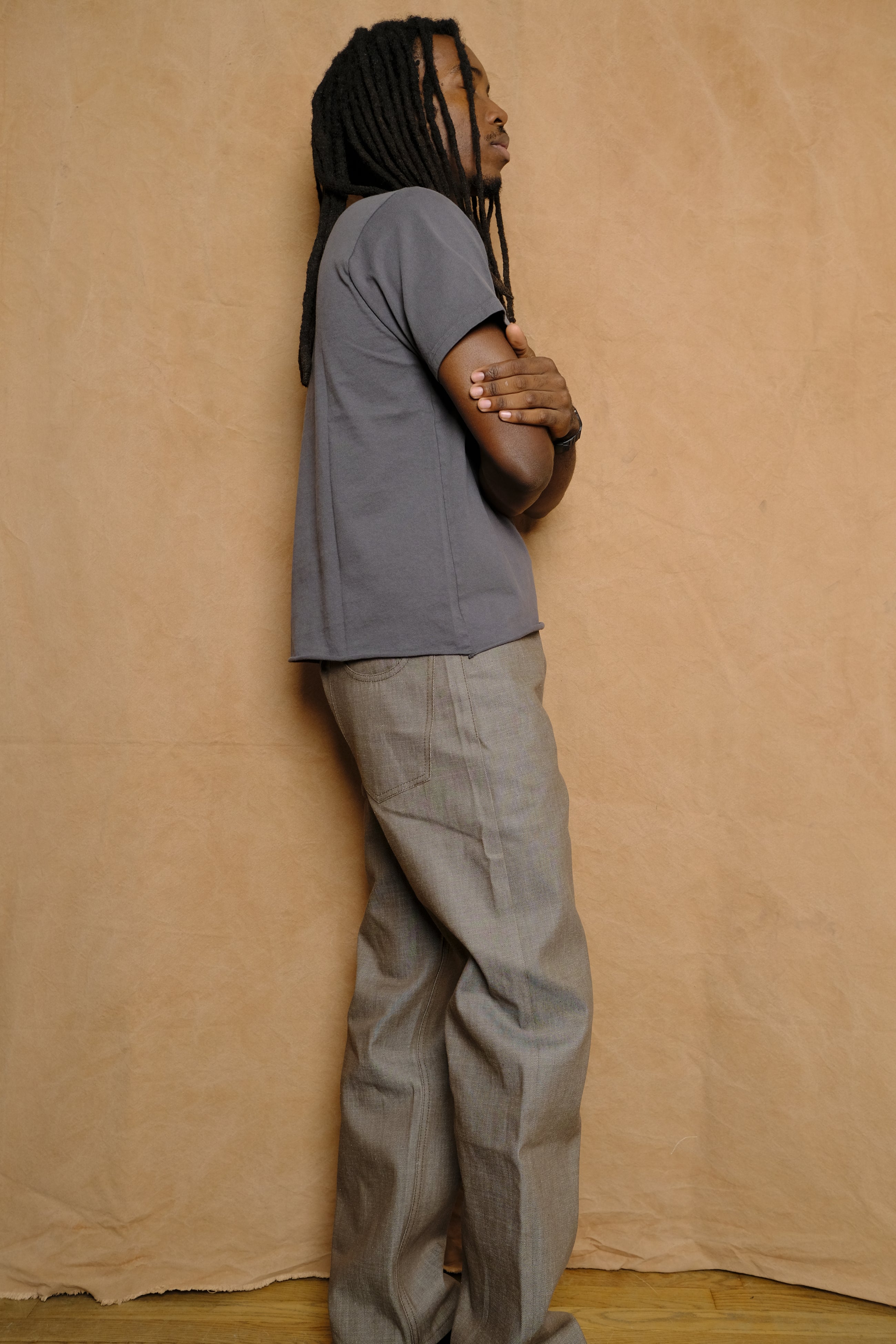core denim in brown