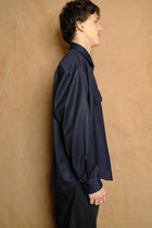 david kelly shirt in gabardine wool