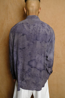 beck shirt in dyed silk