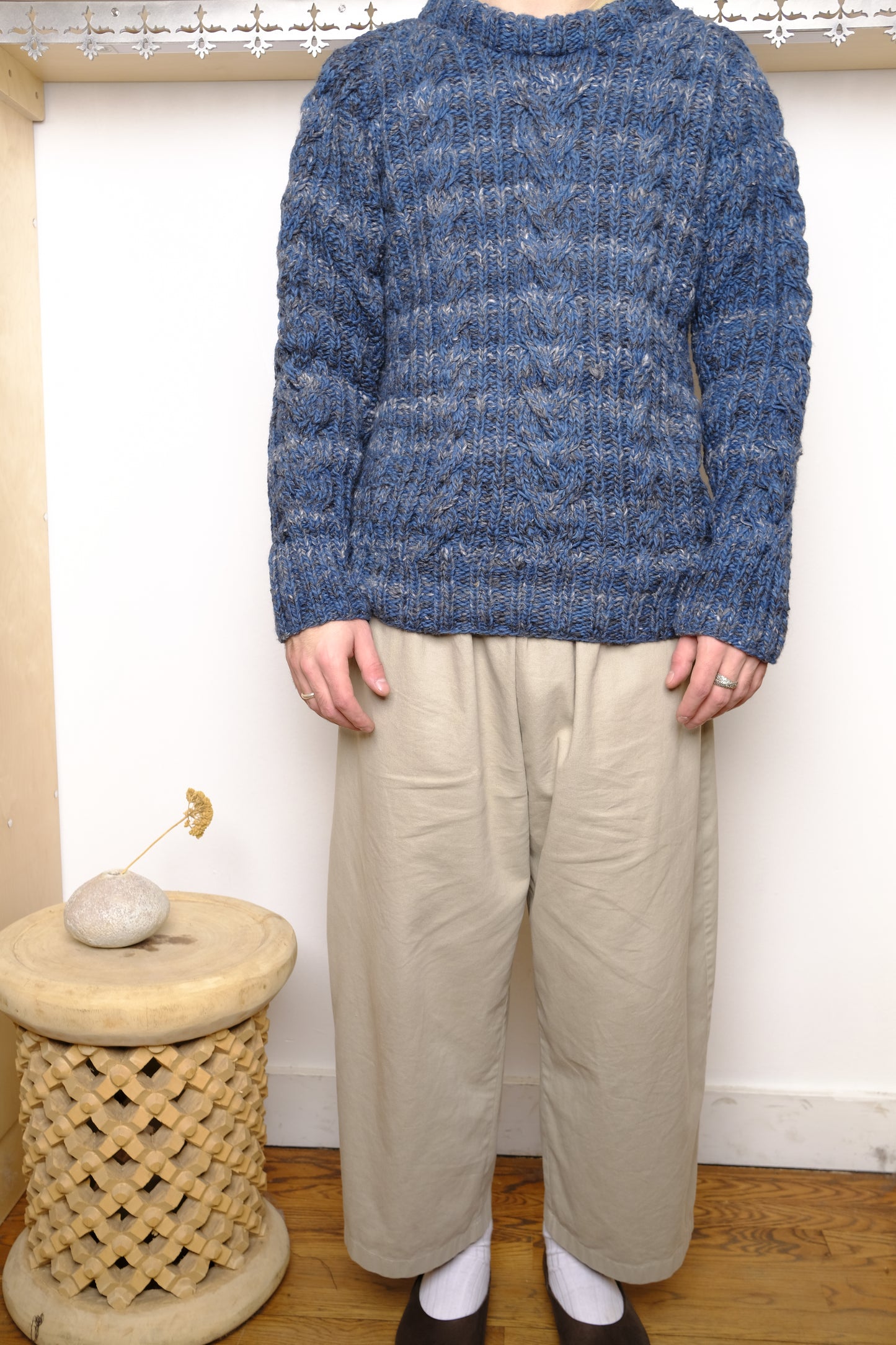 mix fisherman pullover